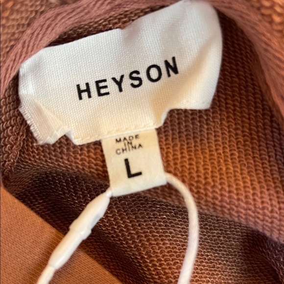 Women’s Stylish French Terry Hoodie Rust Color - Picture 4 of 6